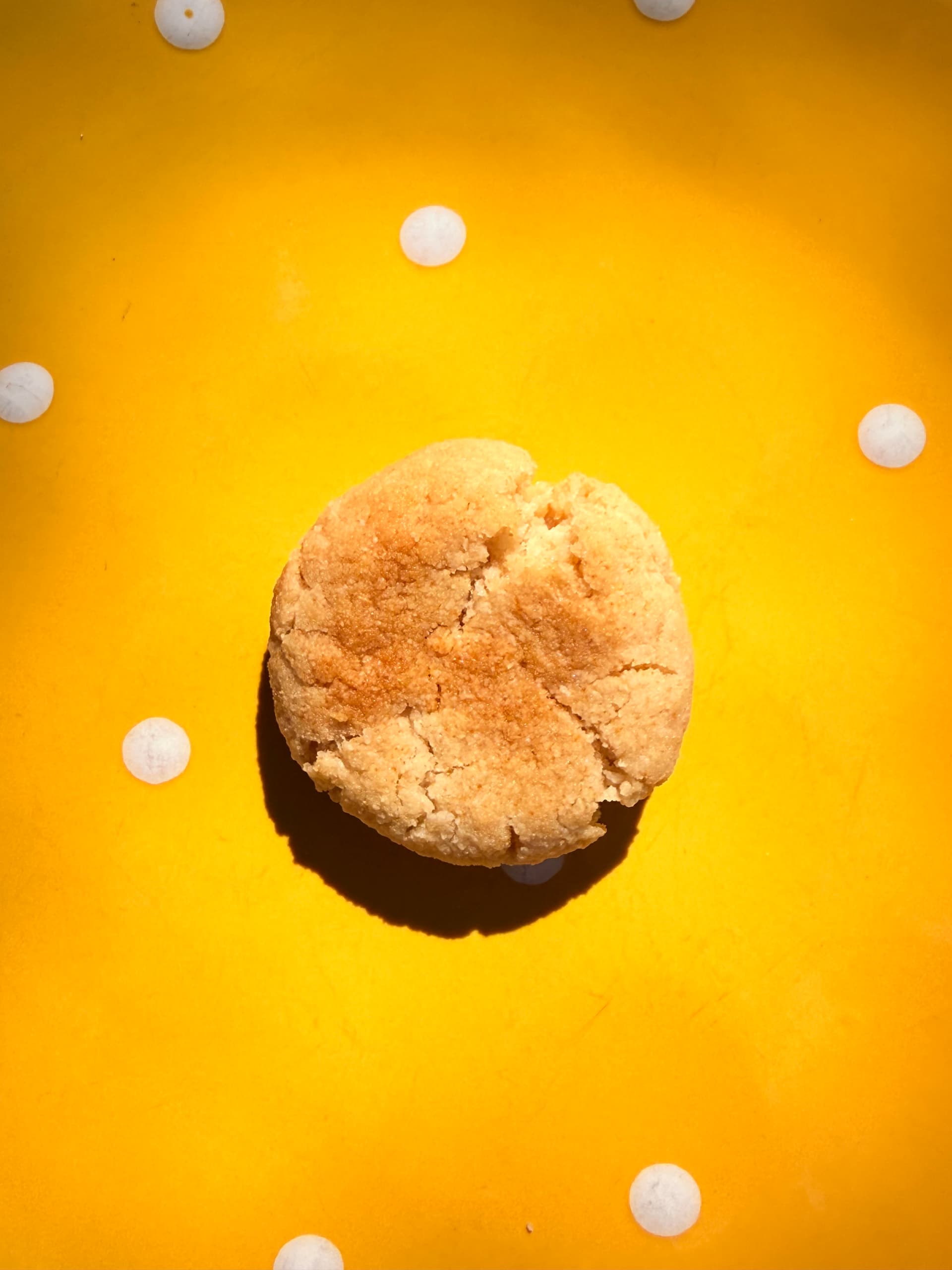 Golden Crumble cookie close-up